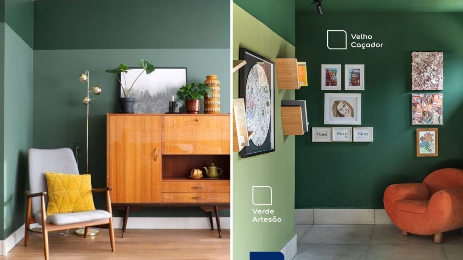 Quais as cores que combinam com verde